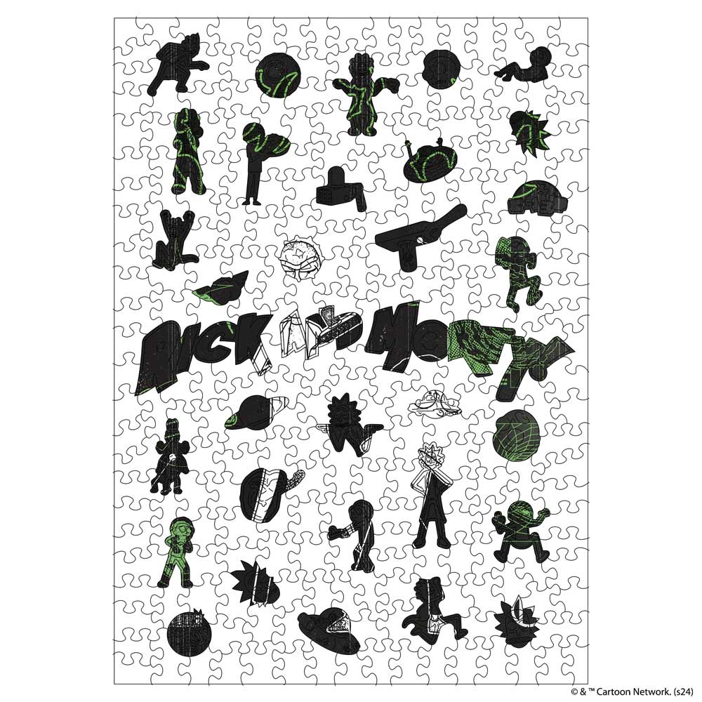 Rick and Morty - Wooden Jigsaw Puzzle