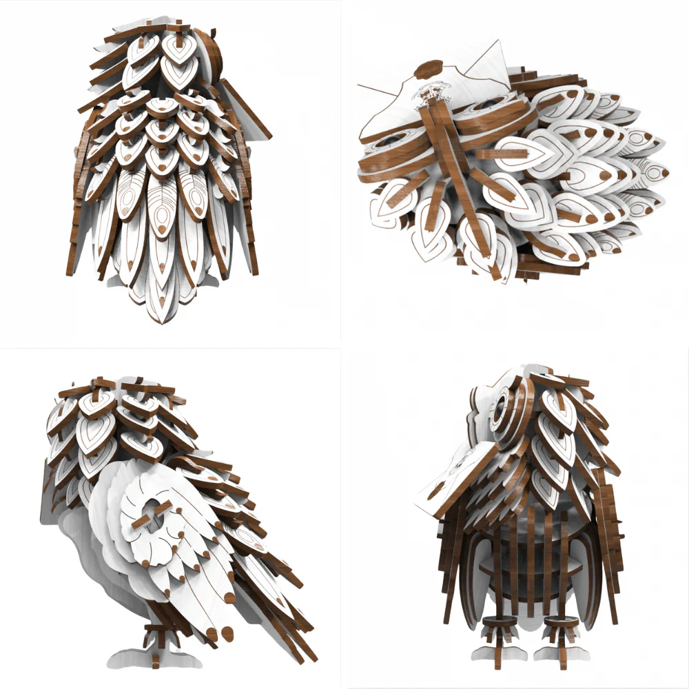 Hedwig - 3D Wooden Puzzle
