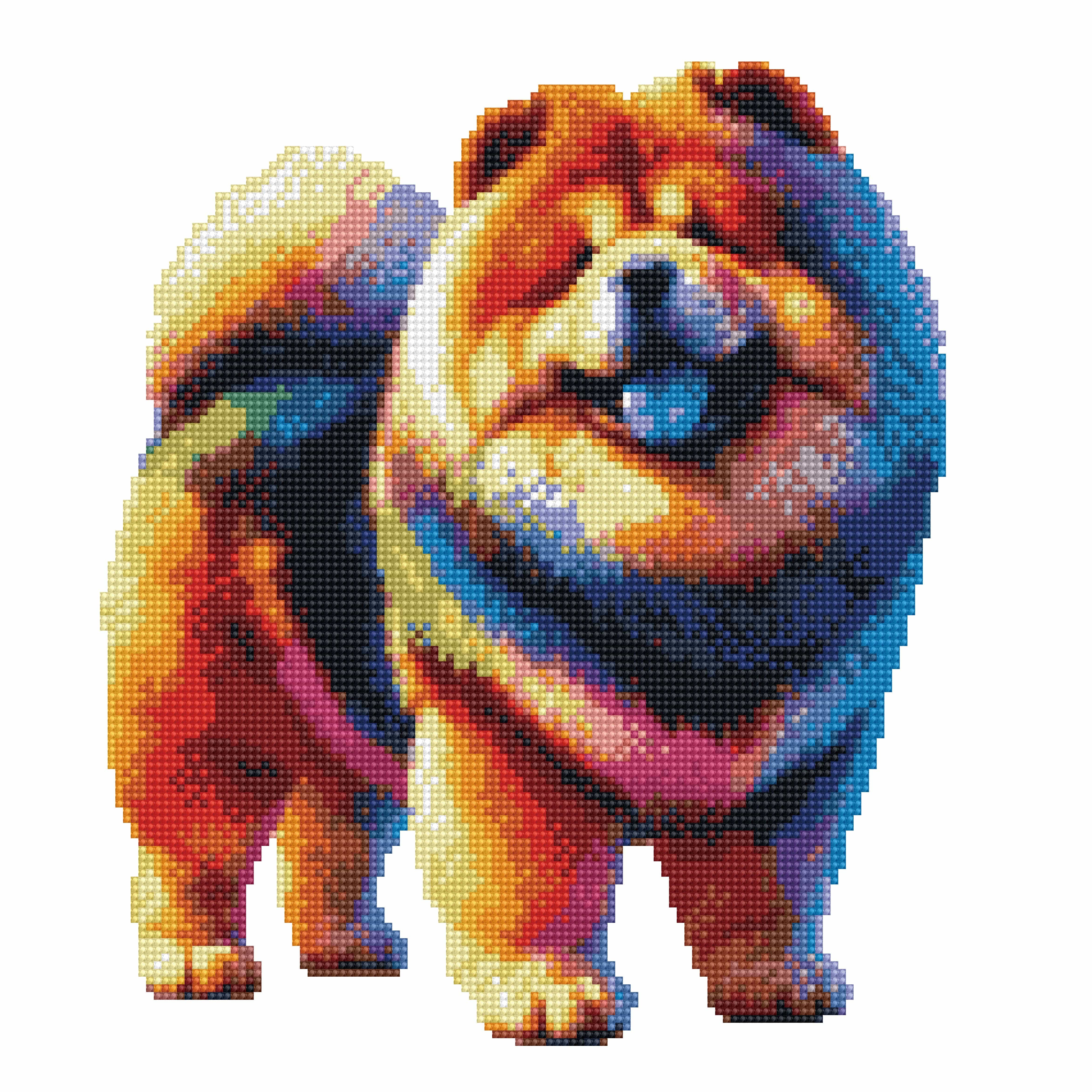 Chow Chow Dog - Diamond Painting Kit
