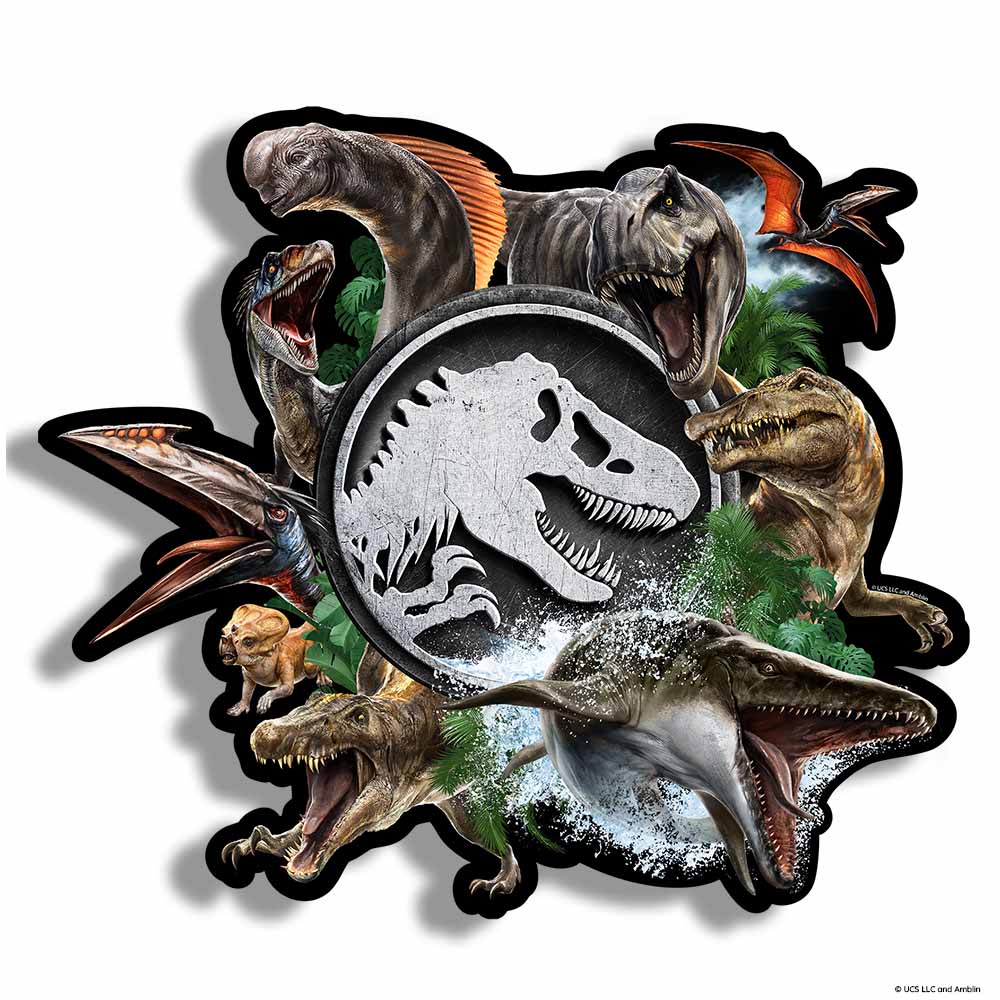 Jurassic Icons - Wooden Jigsaw Puzzle