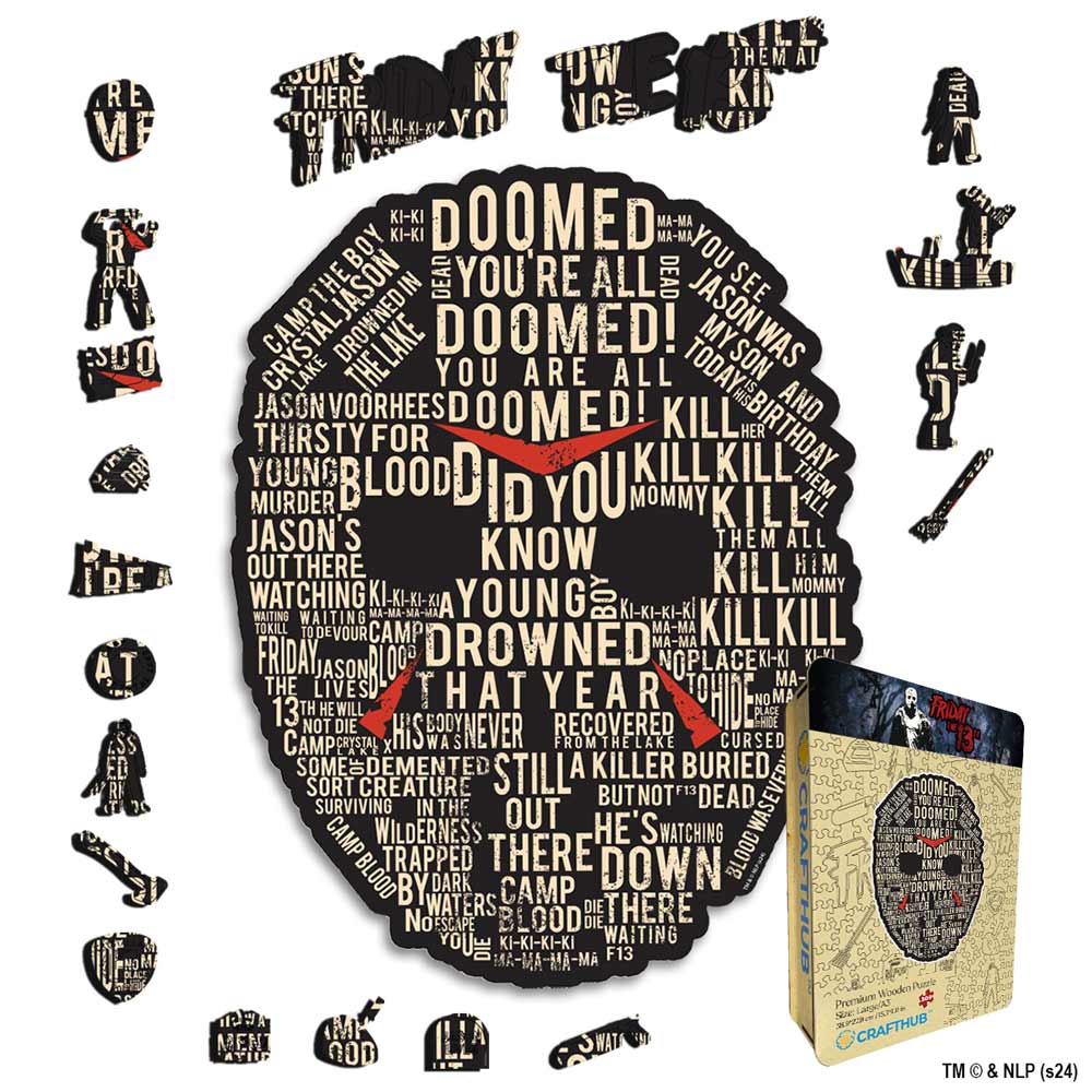 Jason Words of Fear - Wooden Jigsaw Puzzle