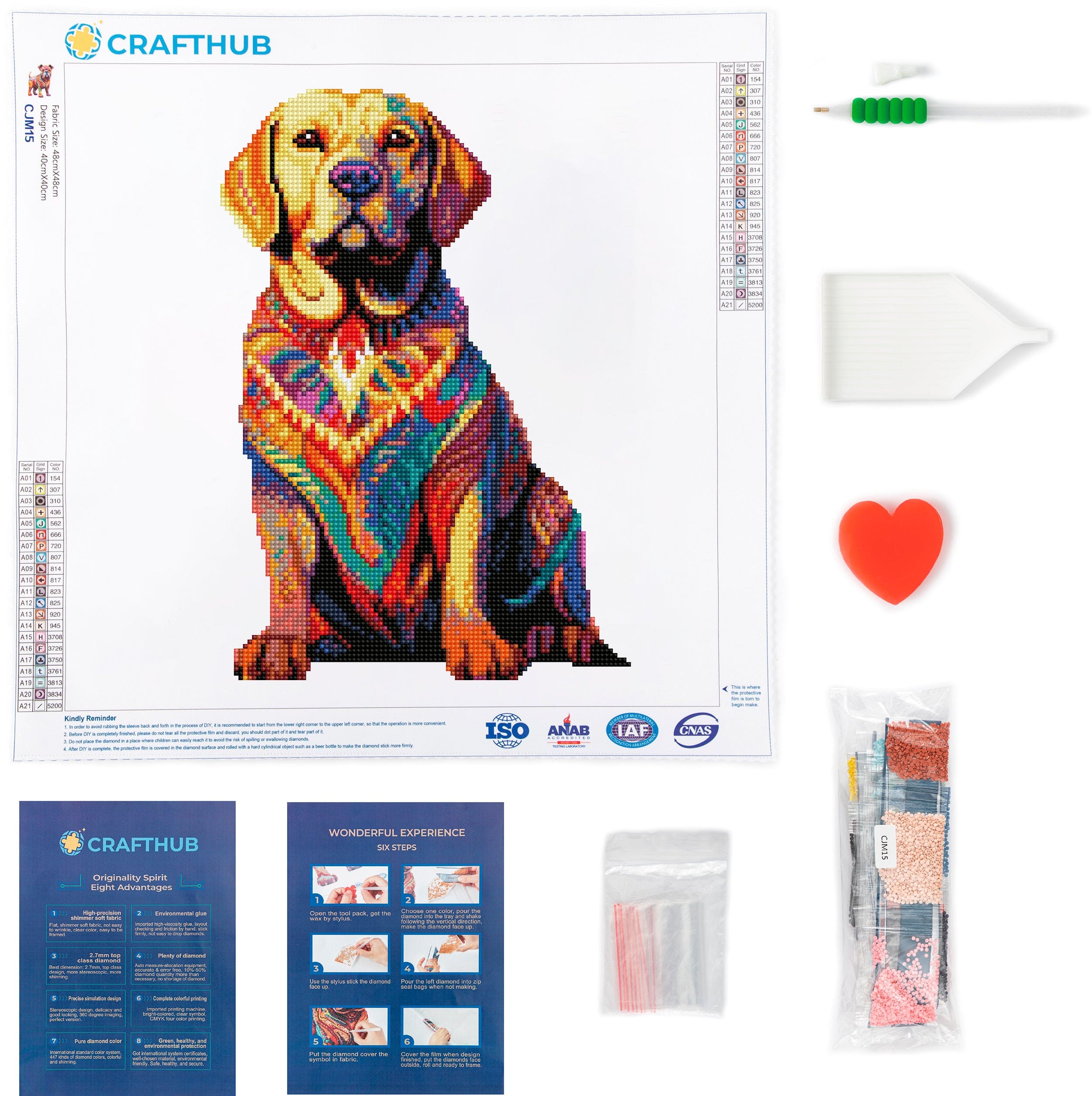Labrador Dog - Diamond Painting Kit