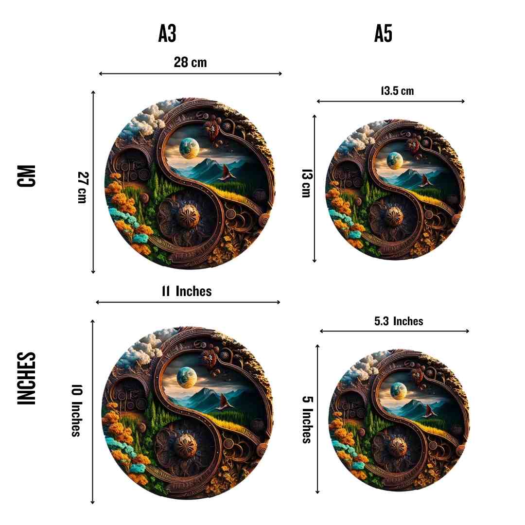 Heaven Yin Yang - Jigsaw Puzzle
