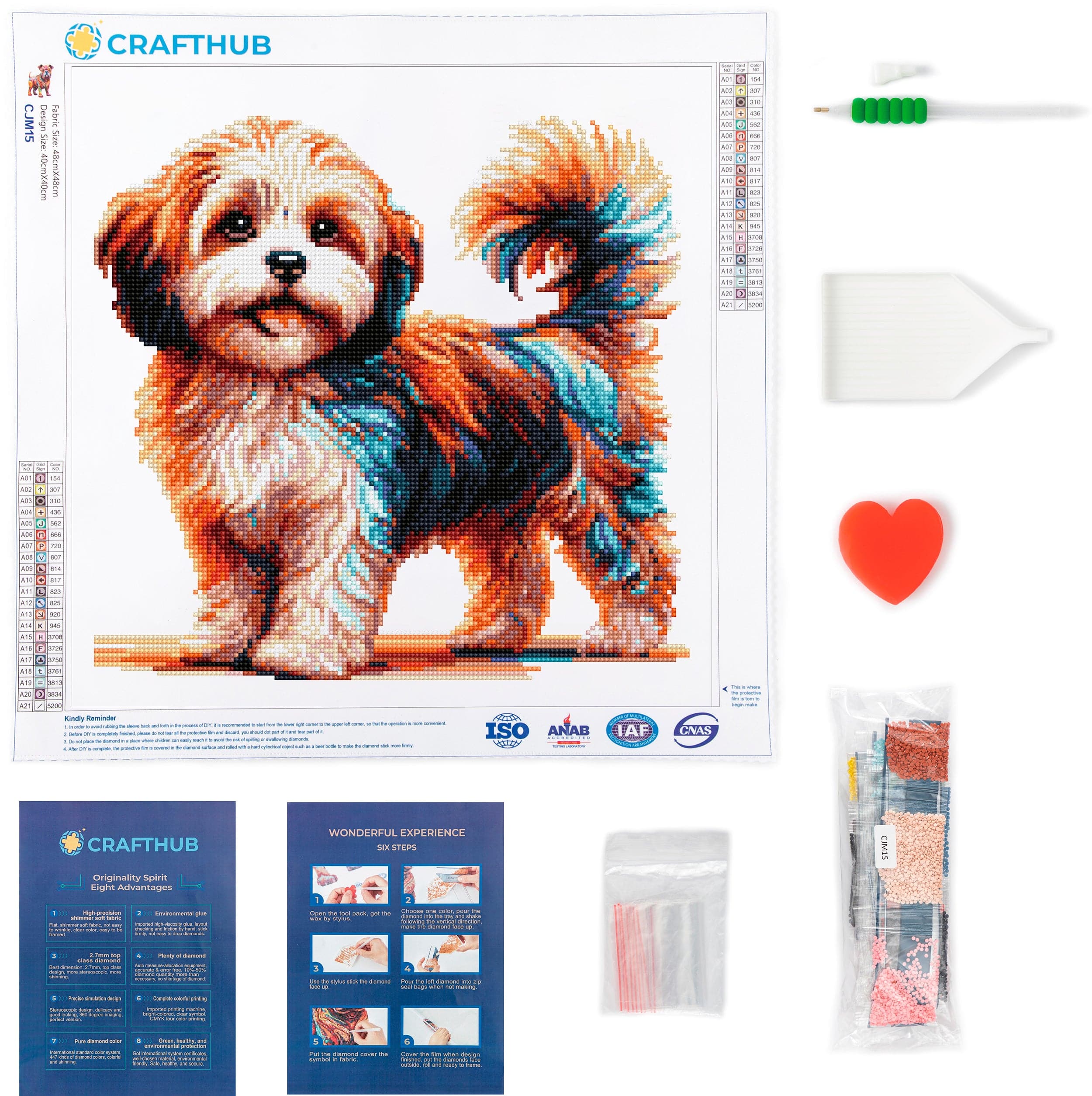 Cavachon Dog - Diamond Painting Kit