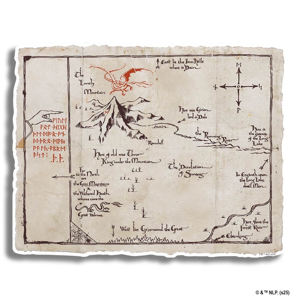 Thrór's Map - Wooden Jigsaw Puzzle