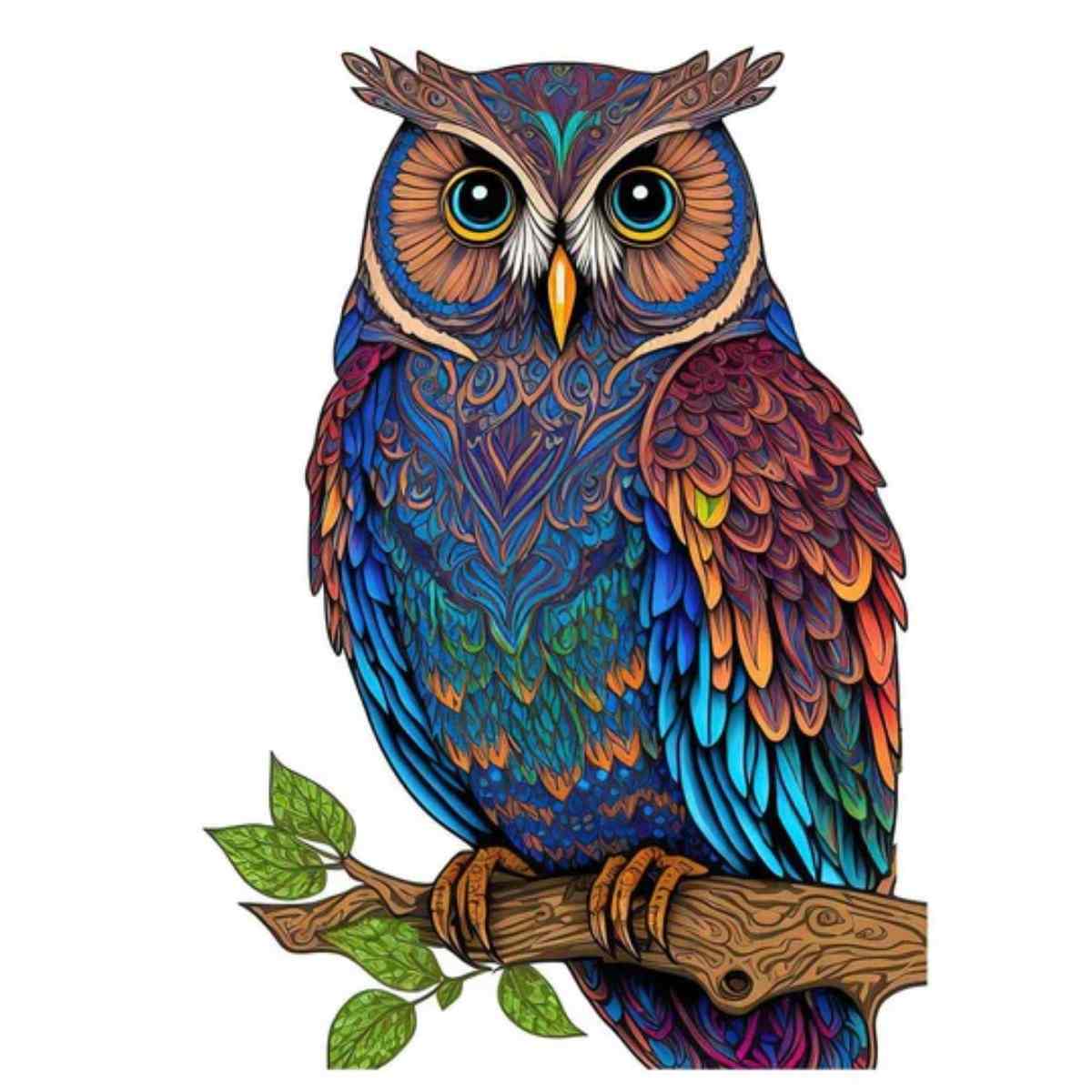 Sage Night Owl - Jigsaw Puzzle