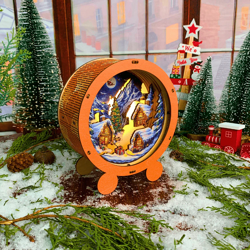 Christmas Village - 3D Puzzle Night Lamp