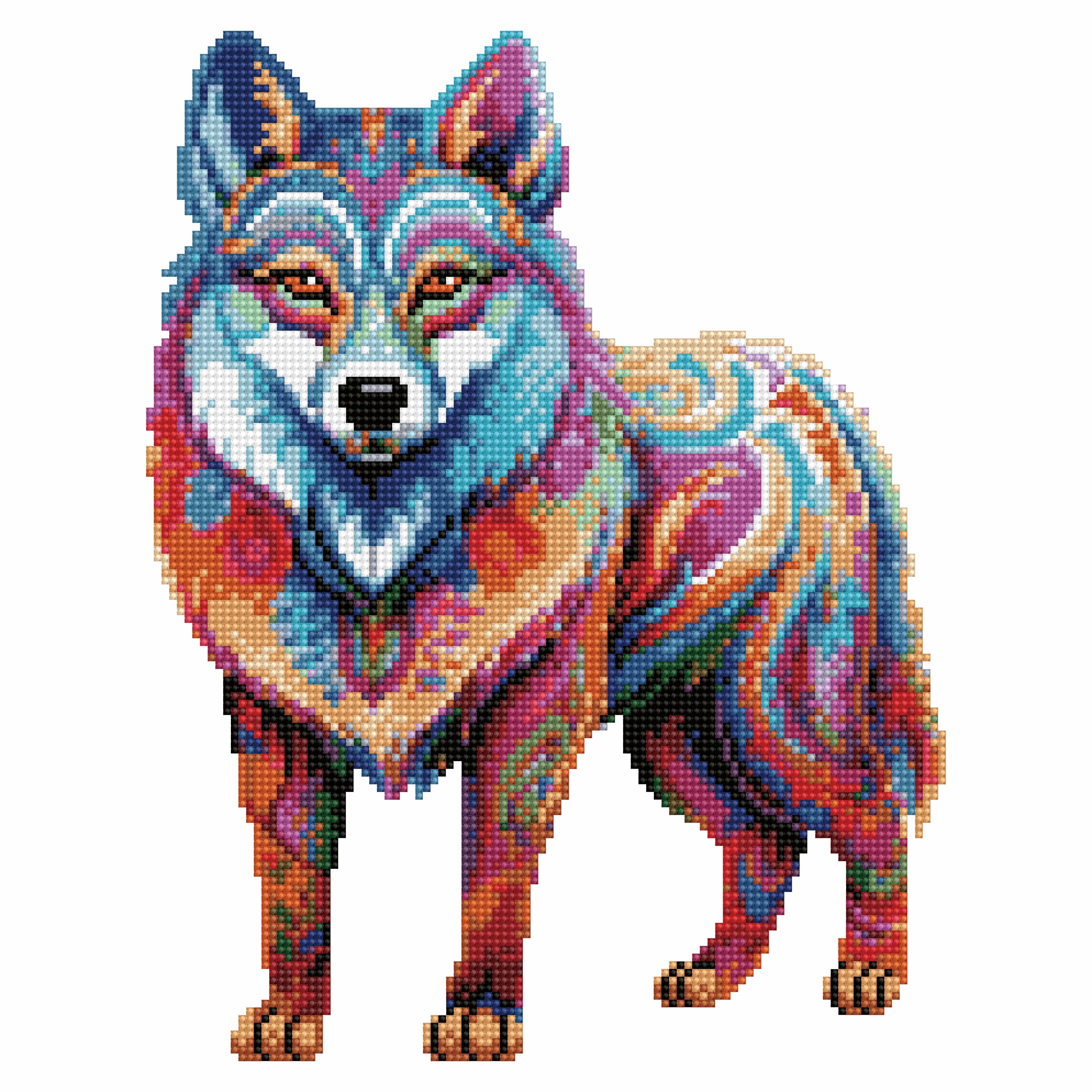 Siberian Husky Dog - Diamond Painting Kit