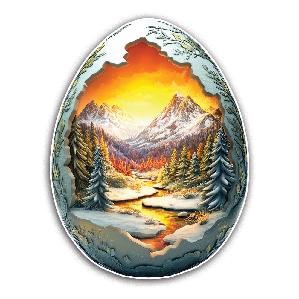 Snowy Egg - Jigsaw Puzzle