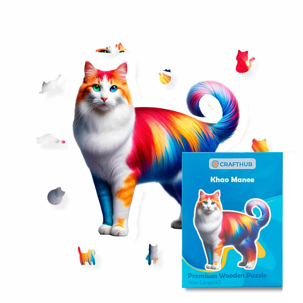 Khao Manee Cat - Jigsaw Puzzle