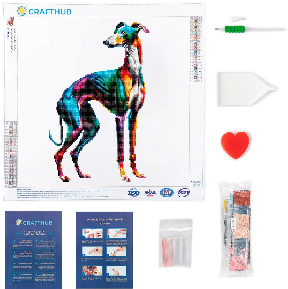 Italian Greyhound Dog - Diamond Painting Kit
