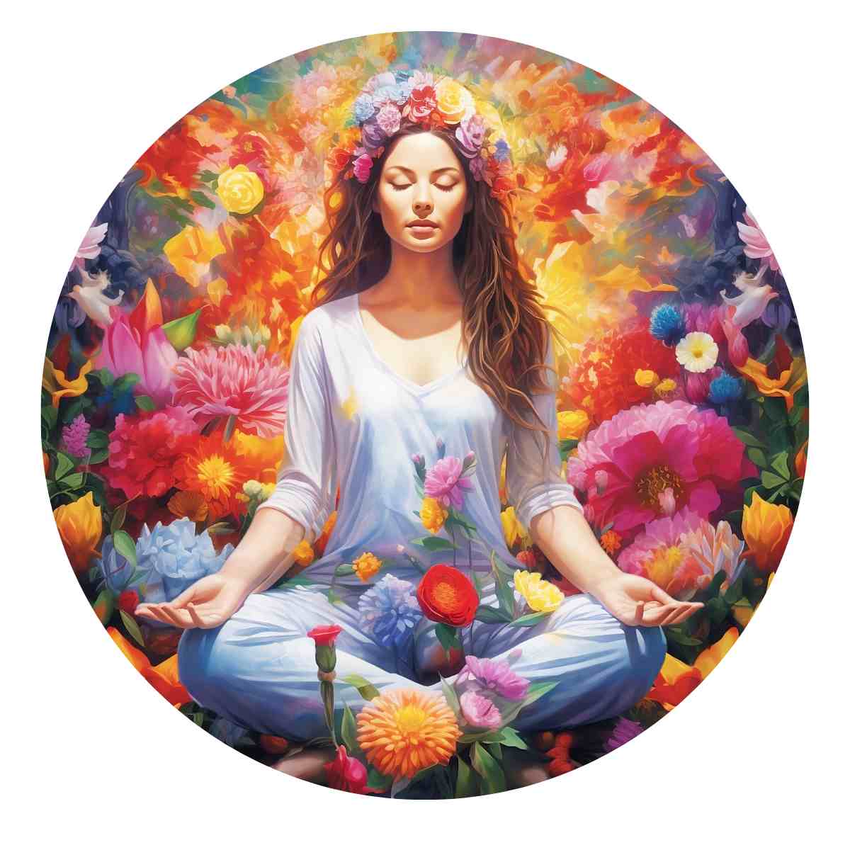 Meditating in Nature - Jigsaw Puzzle