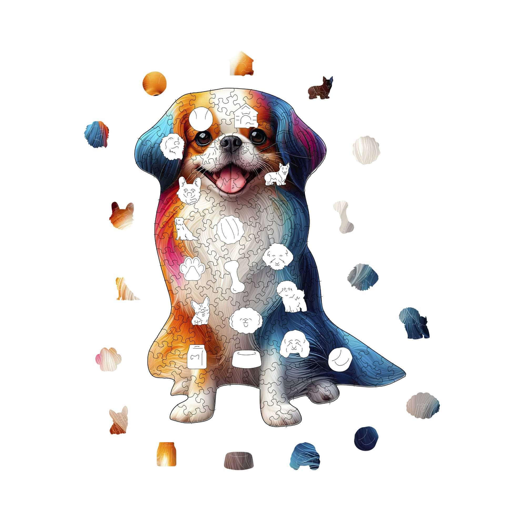 Japanese Chin Dog - Jigsaw Puzzle