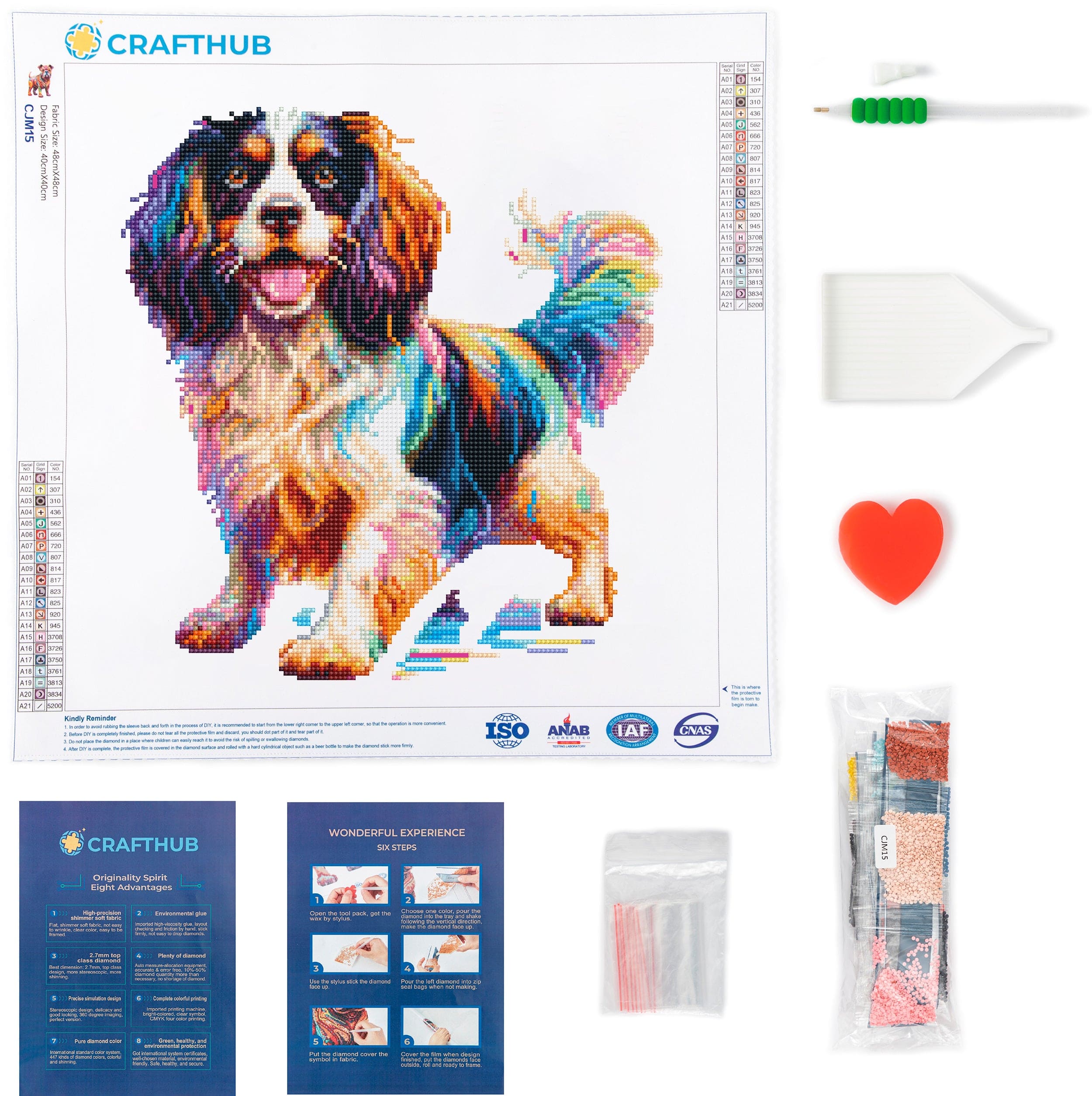 Sprocker English Springer Spaniel Dog - Diamond Painting Kit
