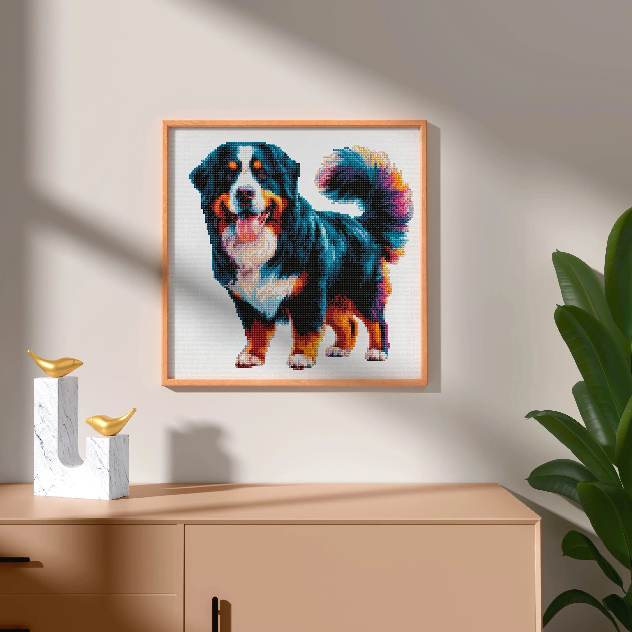 Bernese Mountain Dog - Diamond Painting Kit