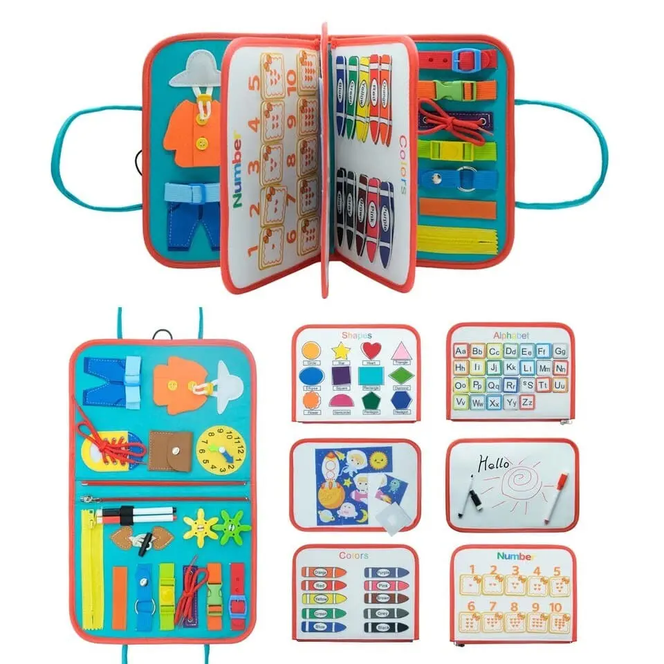 7-in-1 Montessori Busy Board