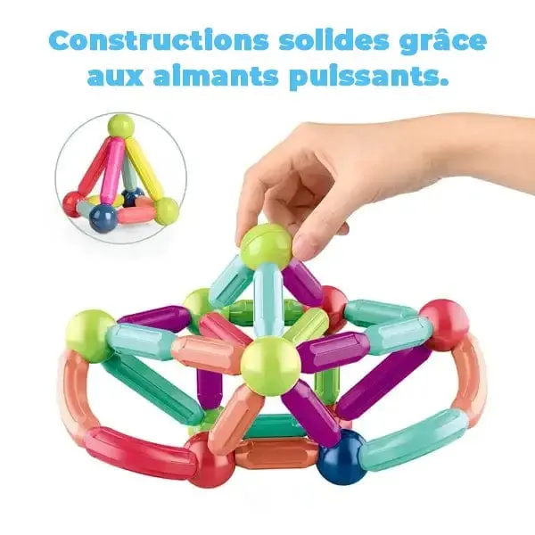 Magnetic Construction Game for Kids