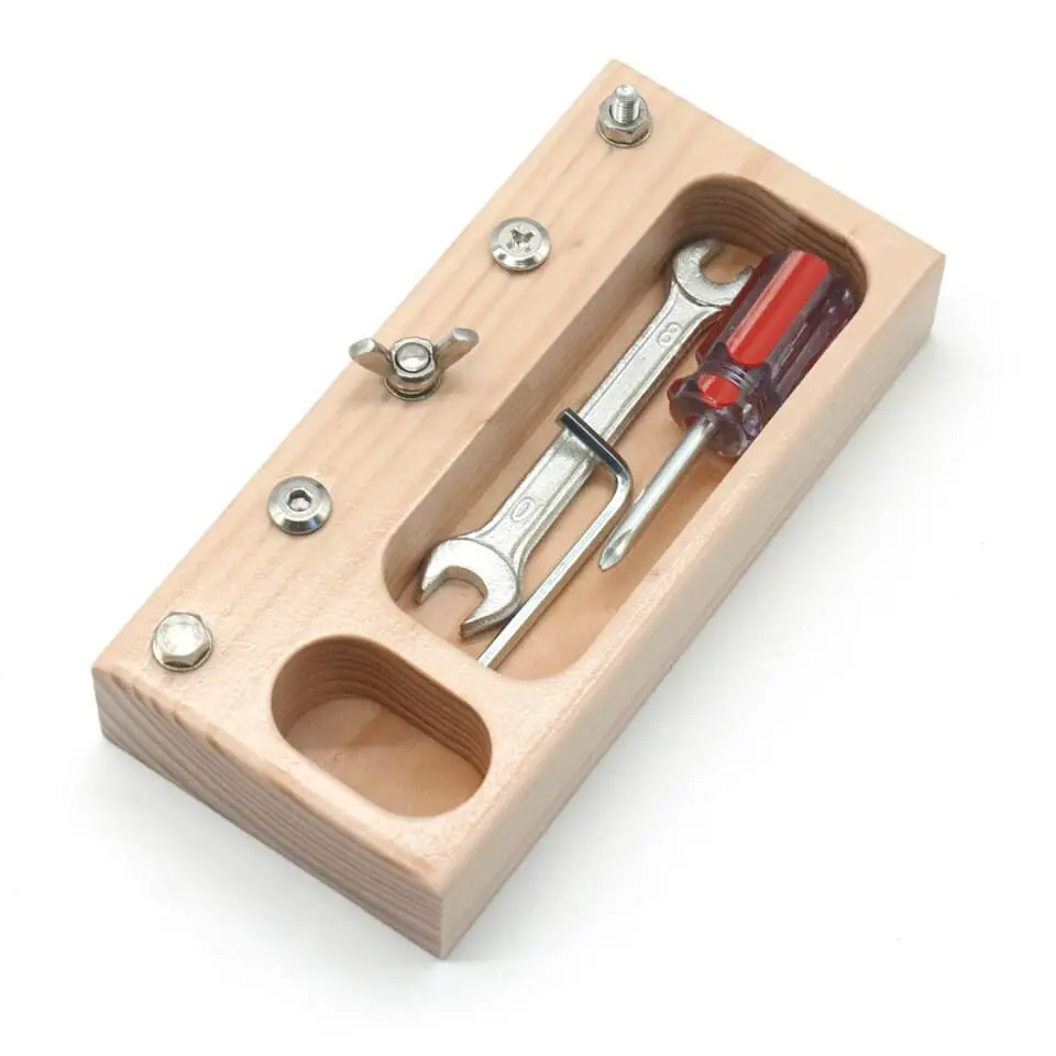 Real Tools for Children to Screw