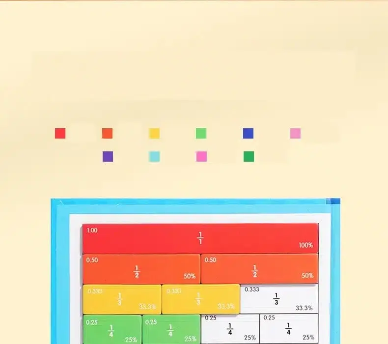Magnetic Learning Game for Fractions