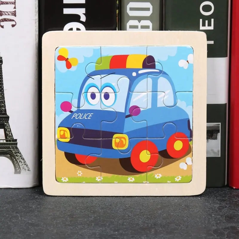 Wooden Vehicle Puzzle
