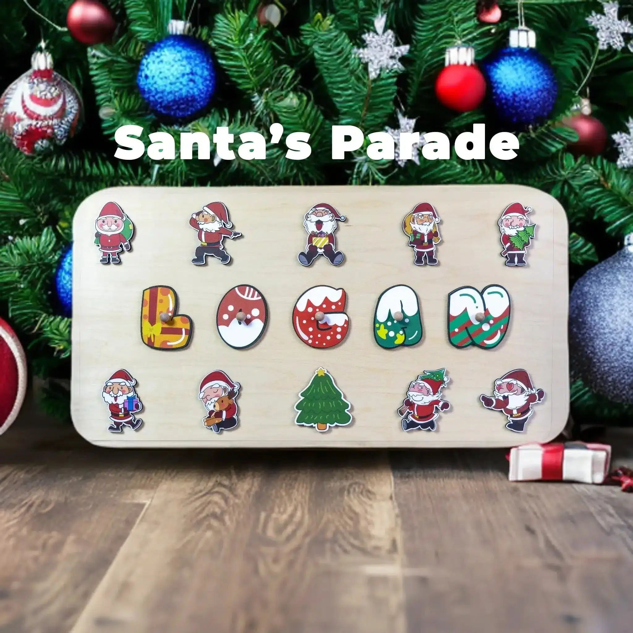 Personalized Christmas Puzzle for Kids