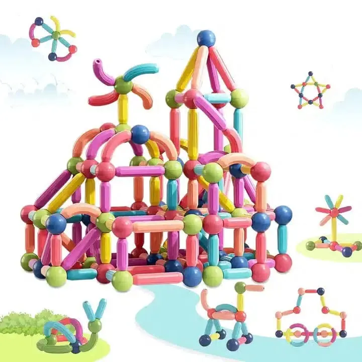 Magnetic Construction Game for Kids