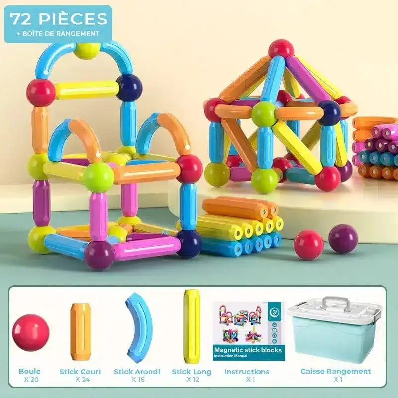 Magnetic Construction Game for Kids