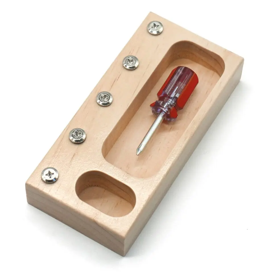 Real Tools for Children to Screw