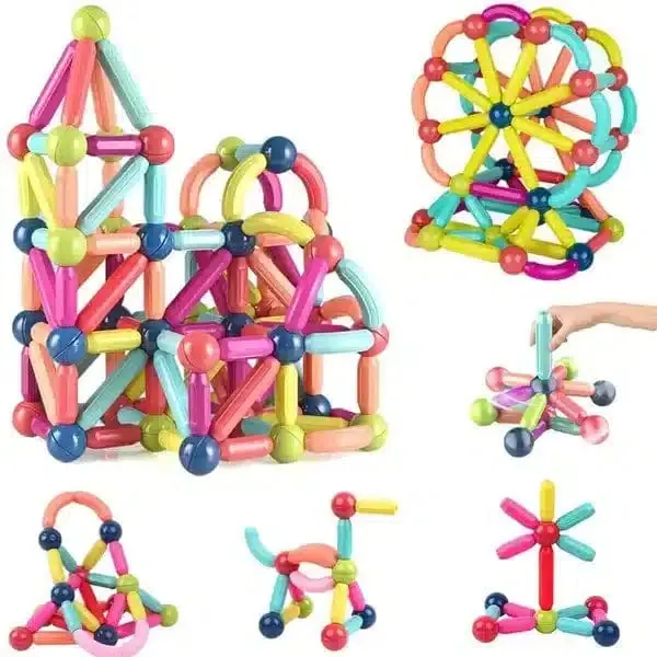 Magnetic Construction Game for Kids