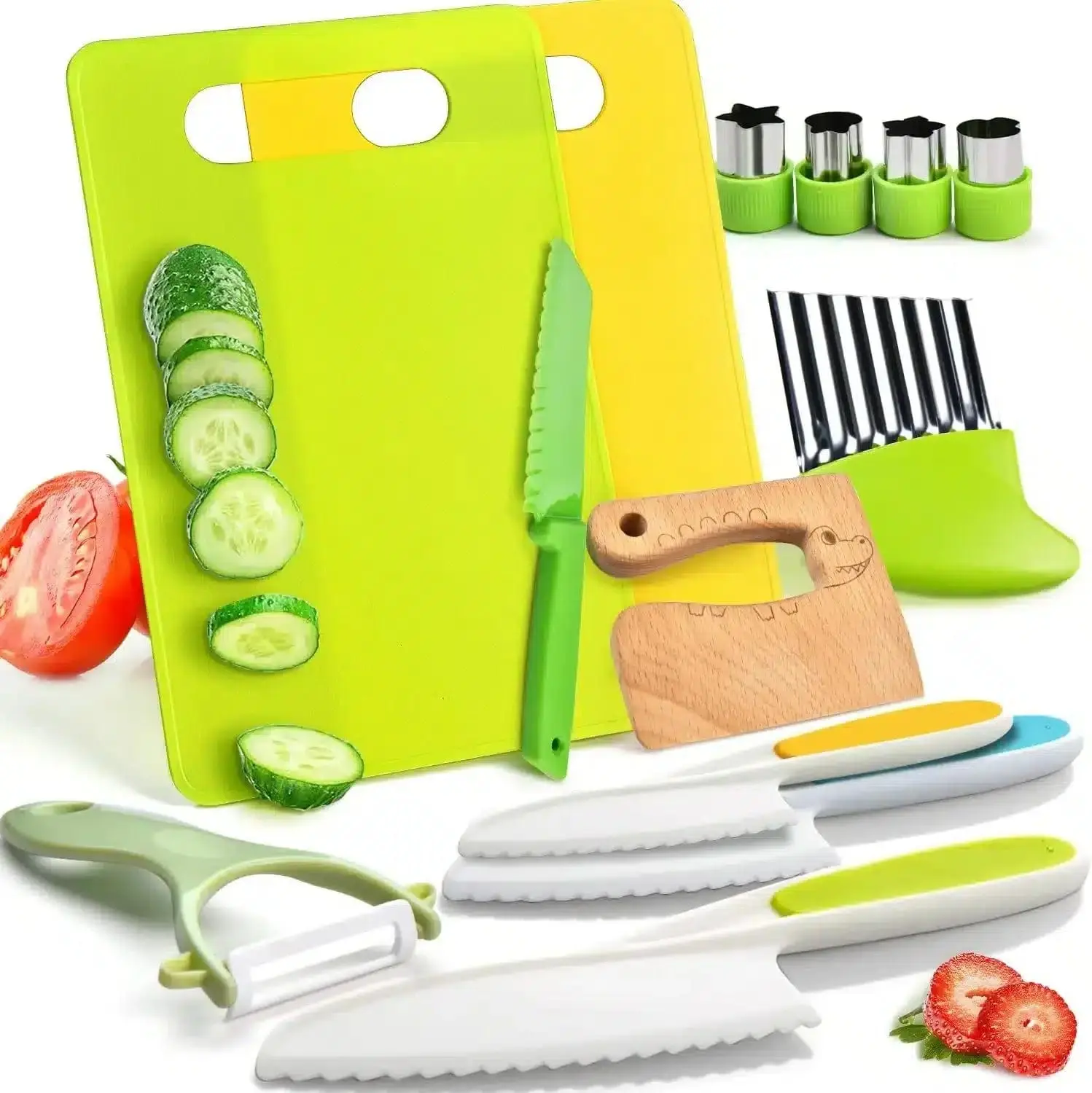 Montessori Kitchen Set for Kids (13 pcs) Make Cooking Fun, Safe & Easy!