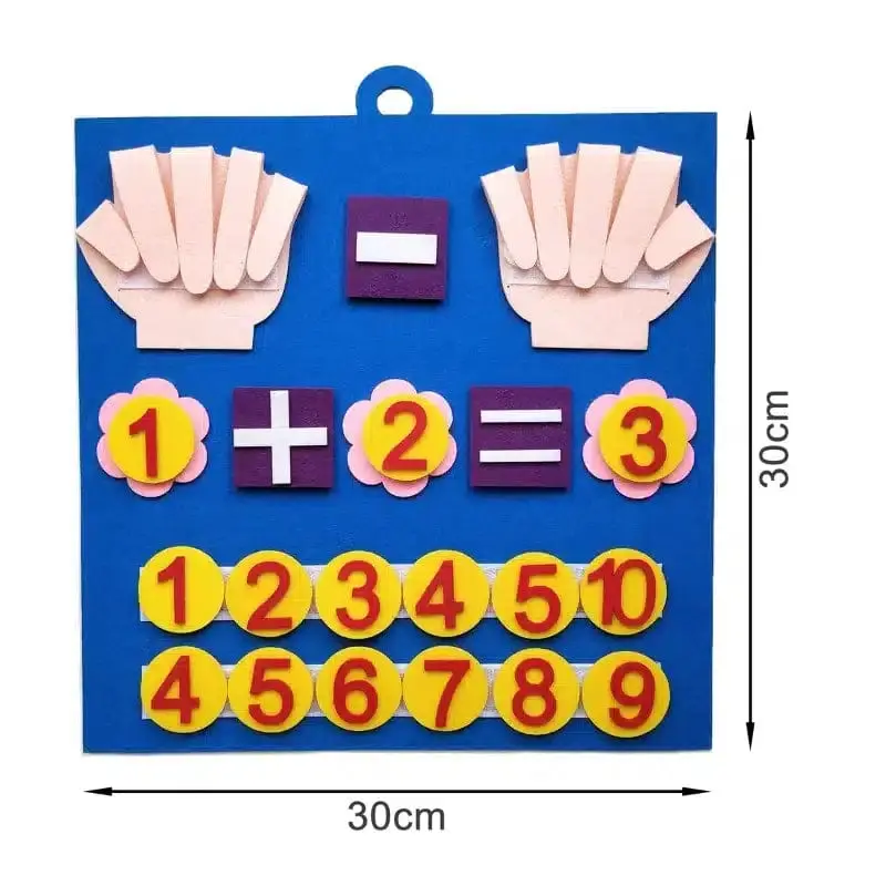 Felt Counting Hands - Learn to Count with Fingers