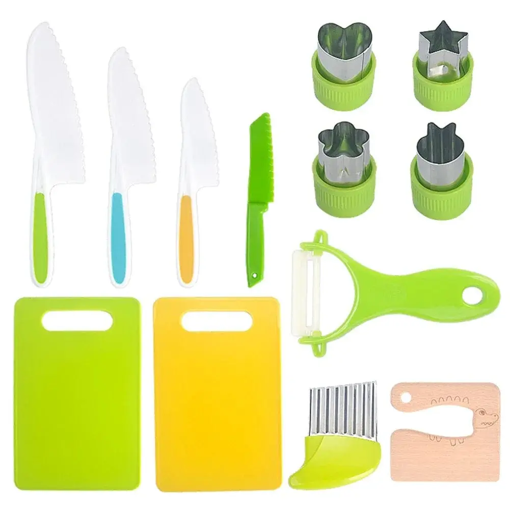 Montessori Kitchen Set for Kids (13 pcs) Make Cooking Fun, Safe & Easy!