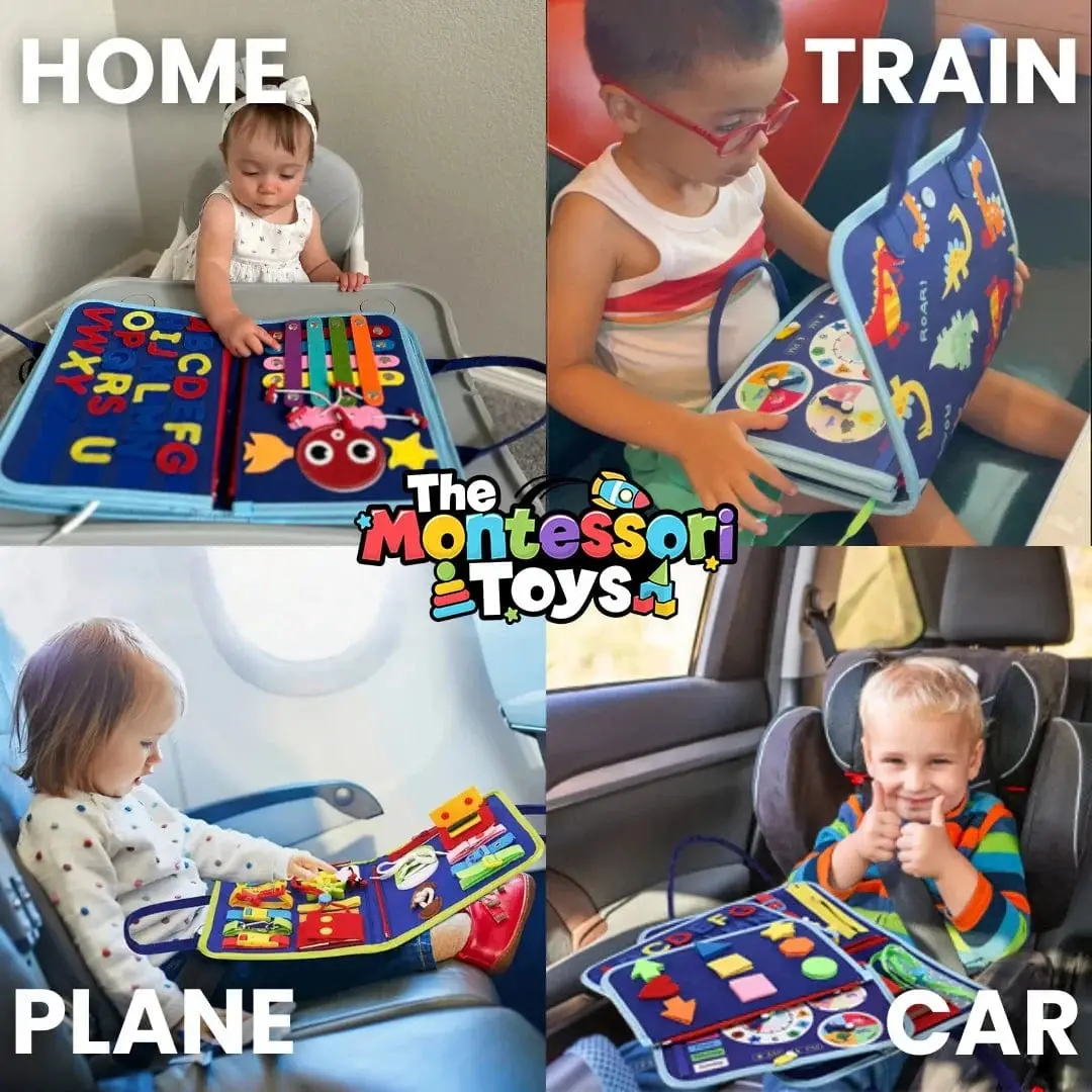 7-in-1 Montessori Busy Board