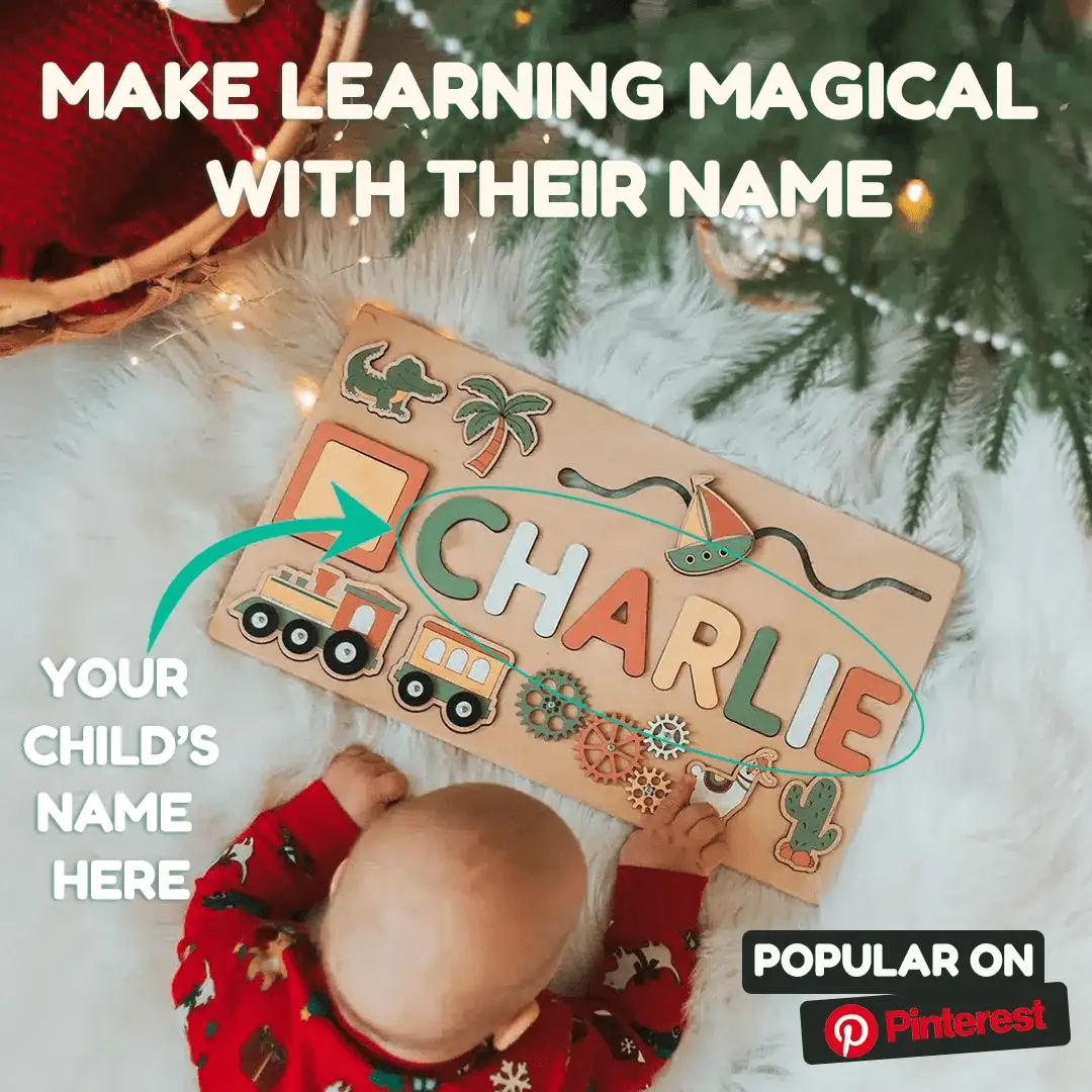Personalized Name Puzzle - Custom Made for Your Child