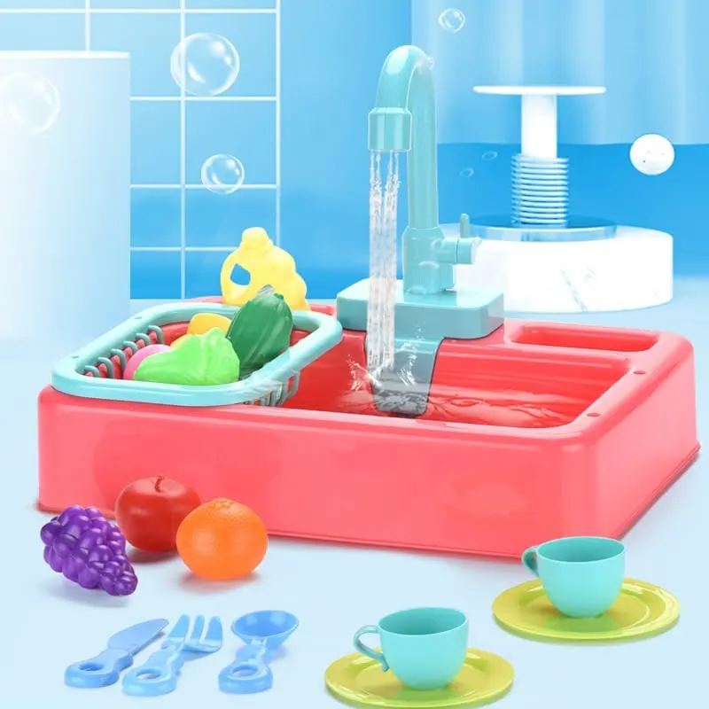 Small Kitchen Sink - Dish Set