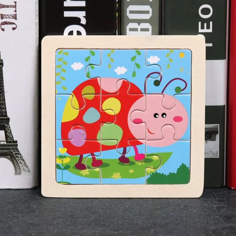 Wooden Puzzle Insects