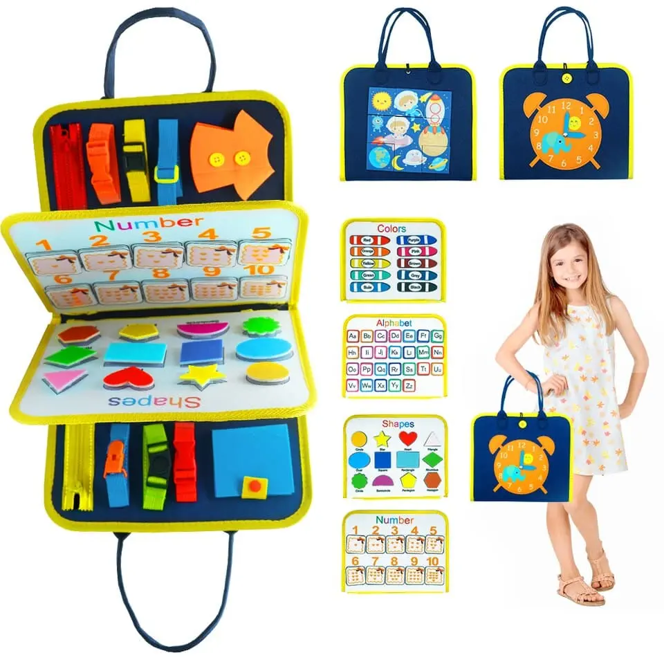 7-in-1 Montessori Busy Board