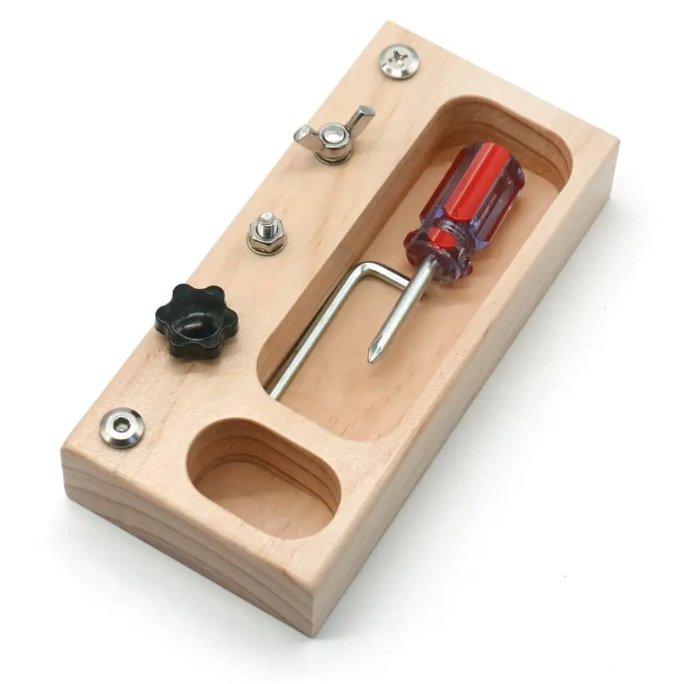 Real Tools for Children to Screw