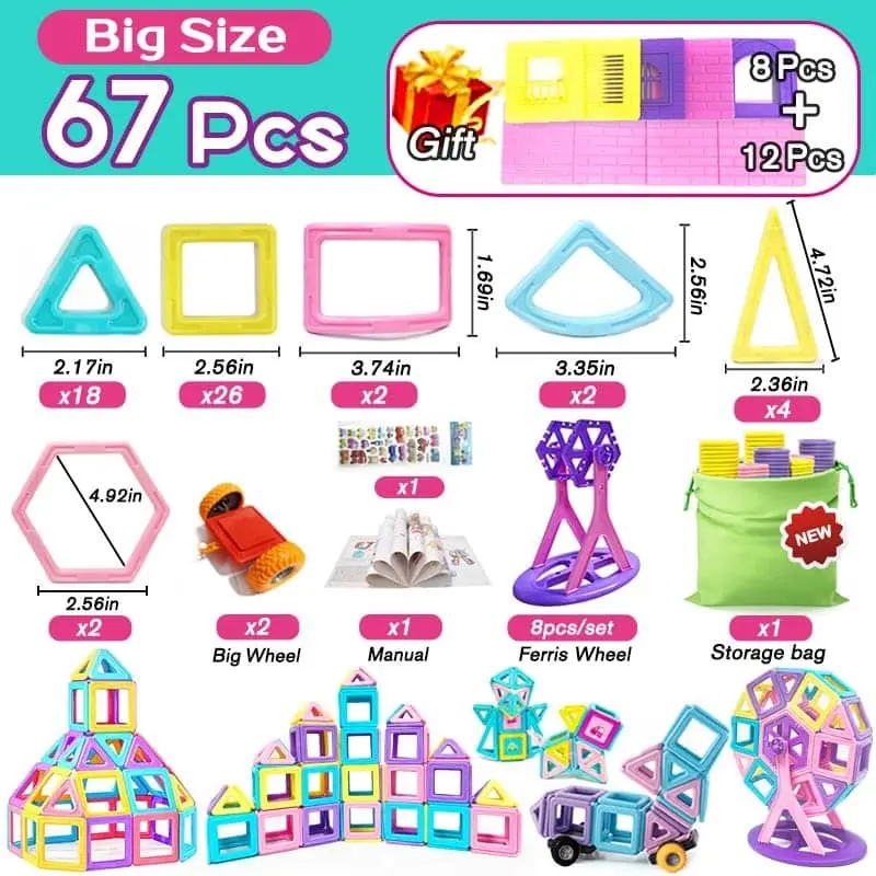 Educational Magnetic Construction Toy