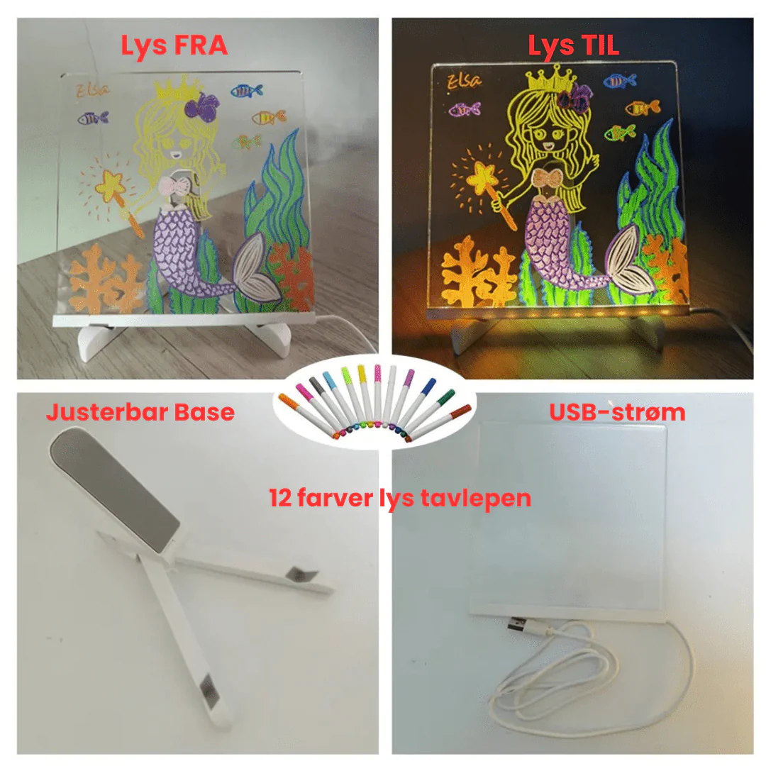 Drawing Light™ - Illuminated Imaginations - Drawing Board
