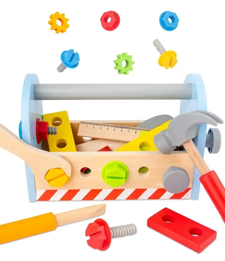 Montessori DIY wooden toolbox