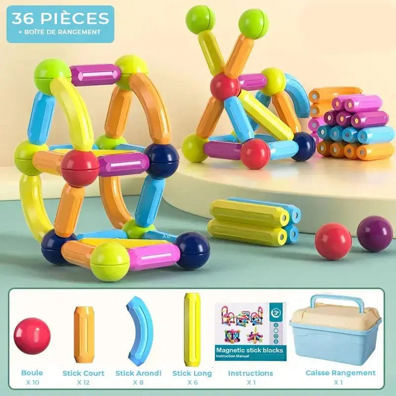 Magnetic Construction Game for Kids