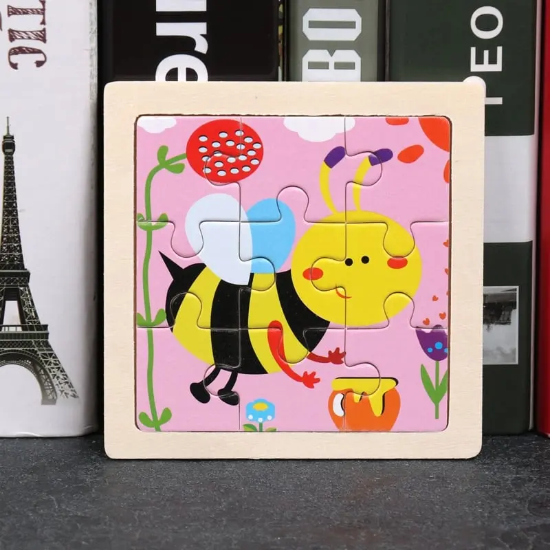 Wooden Puzzle Insects