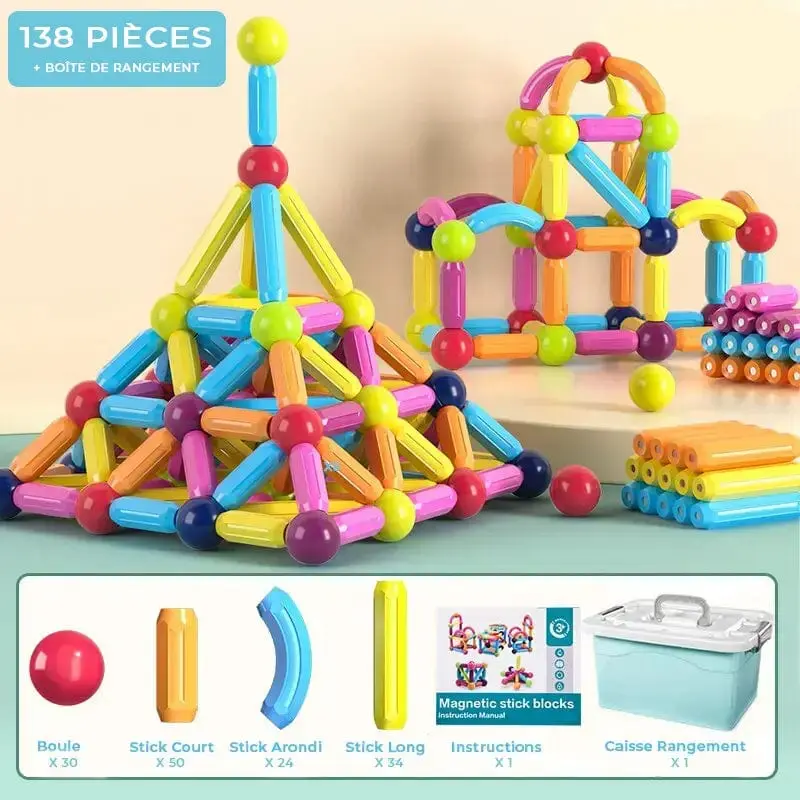 Magnetic Construction Game for Kids