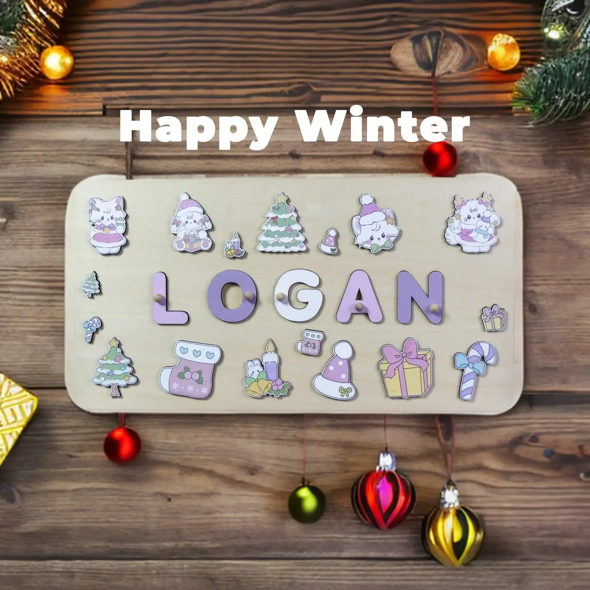 Personalized Christmas Puzzle for Kids