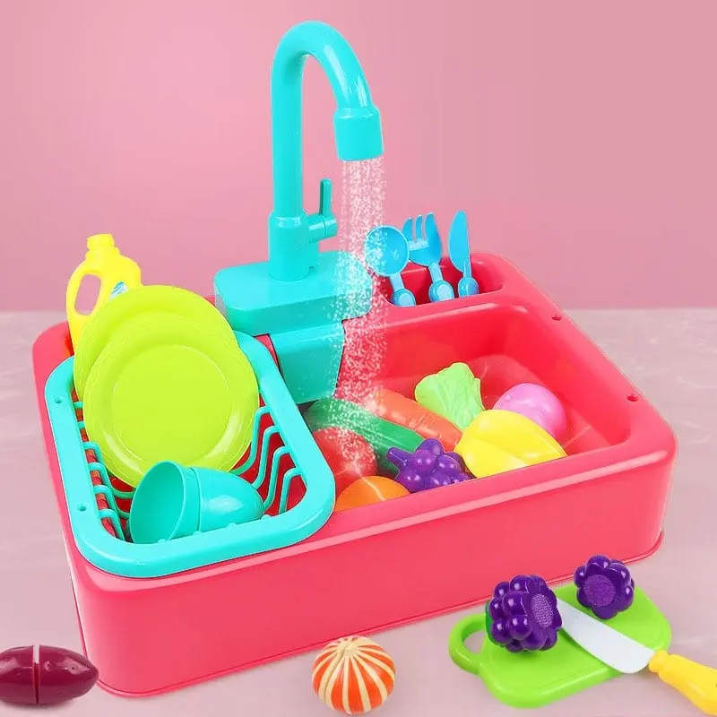 Small Kitchen Sink - Dish Set
