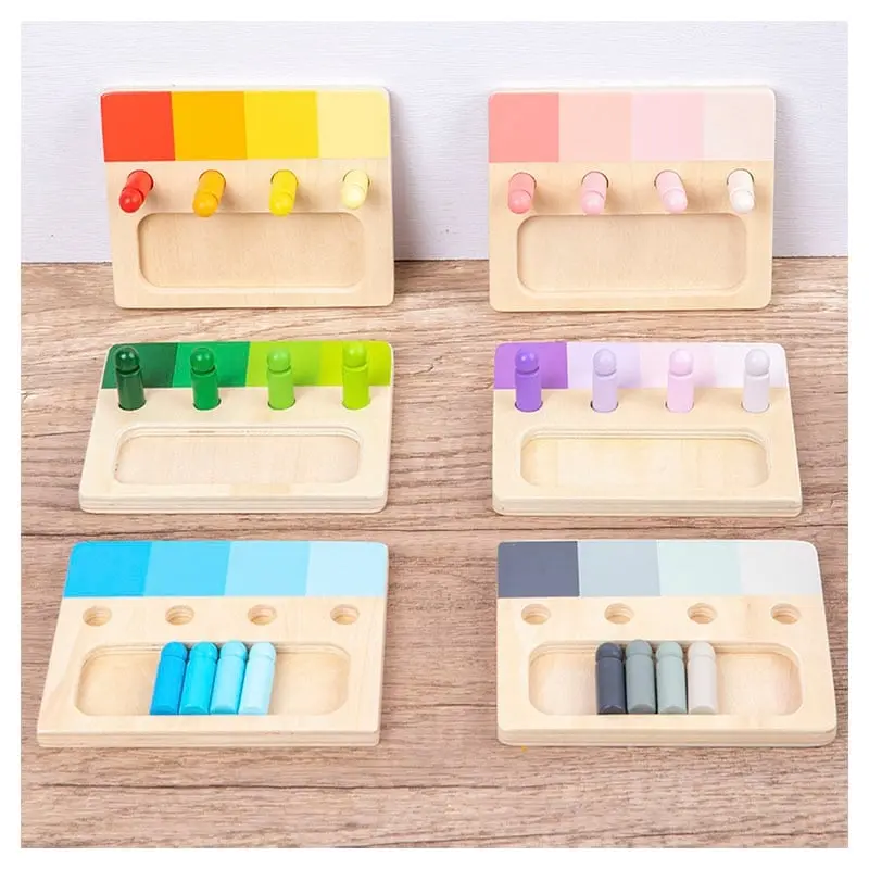 Wooden Pawn Games - Color Matching