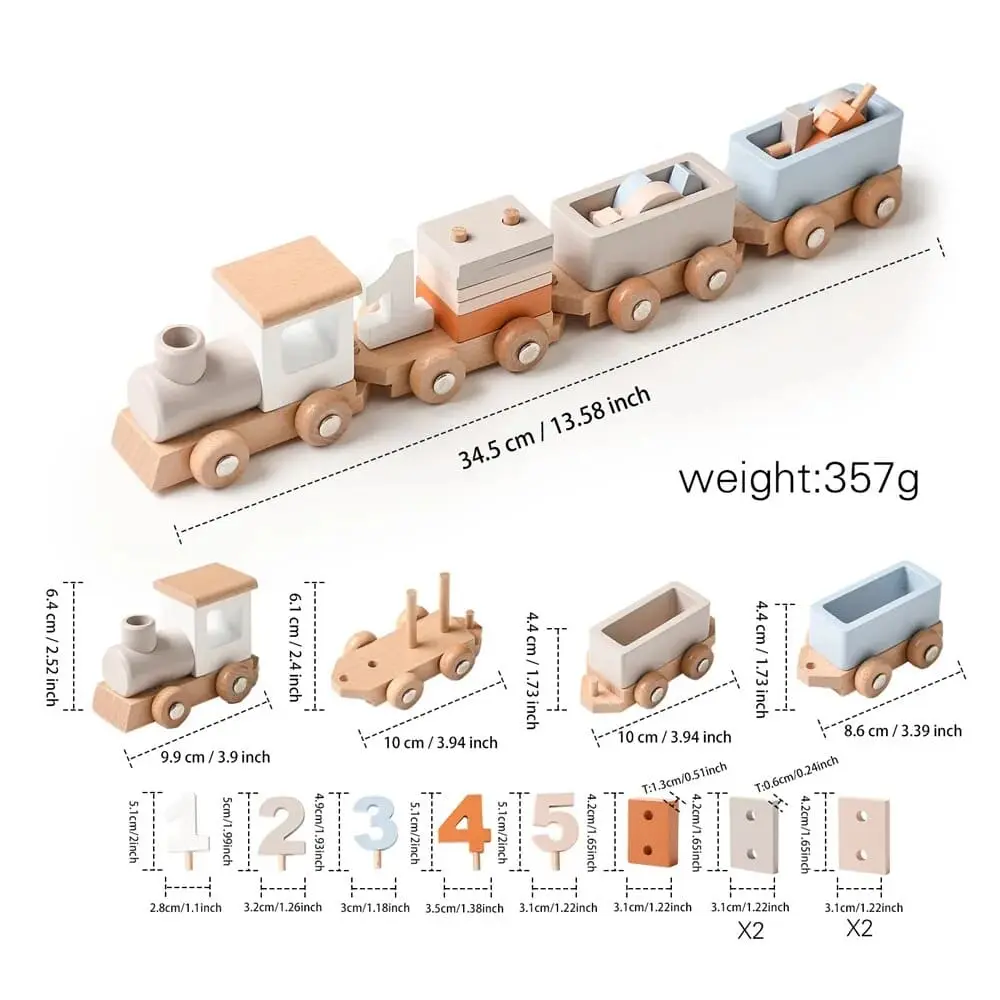 Montessori Activity Cube - Rocket Shape