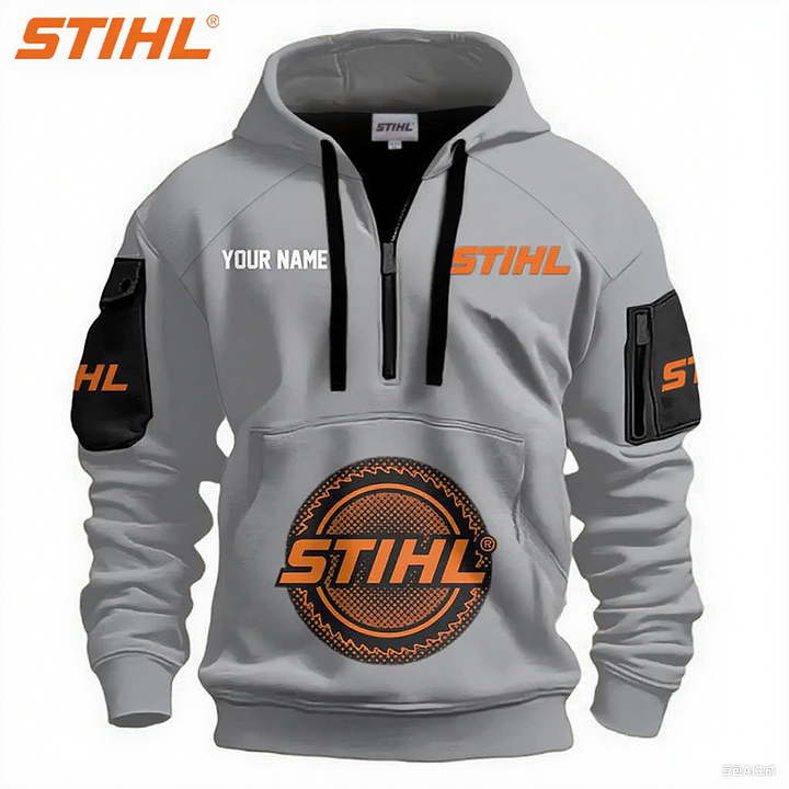 STIHL® 2025 nowa sportowa bluza z kapturem do noszenia w czasie wolnym, edycja limitowana