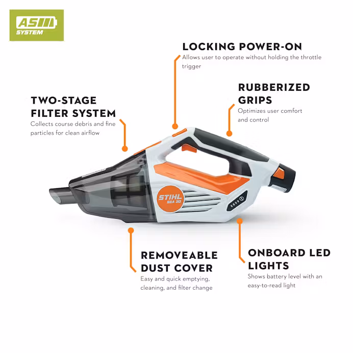 STIHL SEA 20 Battery Powered Vacuums